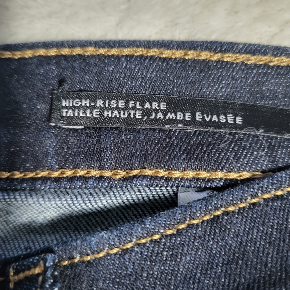 Banana Republic High Rise Flare Premium Denim Jean Women's 30 - Picture 4 of 8